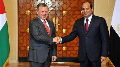 العاهل الأردني يهنئ الرئيس السيسي