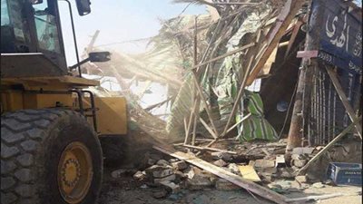 حملة لإزالة التعديات على أملاك الدولة والأرضي الزراعية بسنورس.. صور