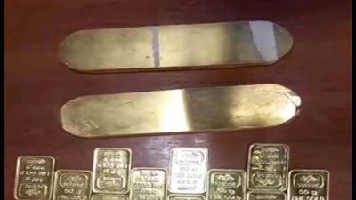 ضبط 4 كيلو ذهب مع أجنبيين بمطار القاهرة