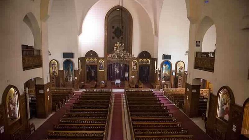 الأقباط يؤدون صلاة