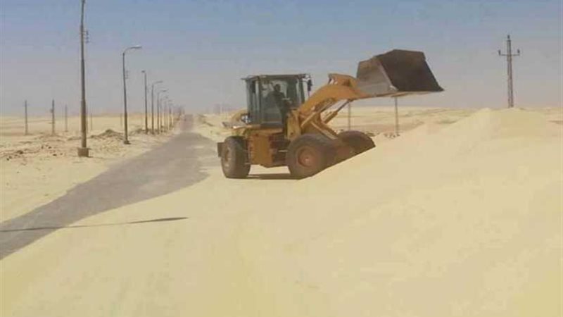 أبو قرقاص ترفع الكثبان