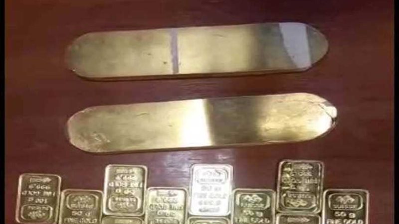ضبط 4 كيلو ذهب مع