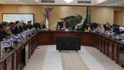 محافظ الفيوم يرأس المجلس التنفيذي