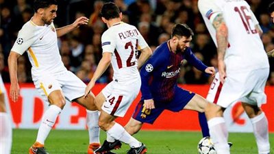 برشلونة يضع قدما في نصف نهائي