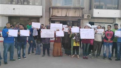 بالصور.. وقفة احتجاجية في الزمالك