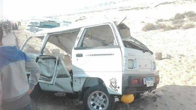 بالصور.. مصرع 7 فتيات في تصادم بطريق الخانكة/ السلام