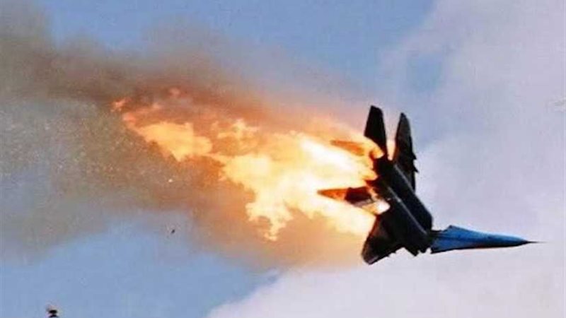 تحطم طائرة عسكرية