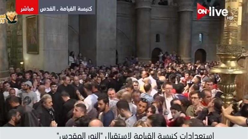 استعدادات كنيسة القيامة