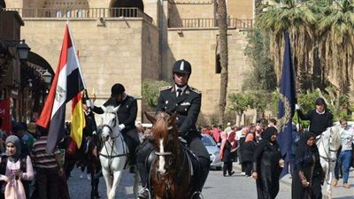 قطاع الخيالة ينظم احتفالية بشارع المعز للأيتام