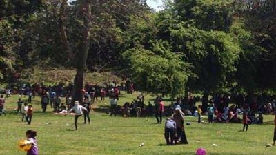 المحتفلون يتوافدون على حدائق ونوادي الغربية