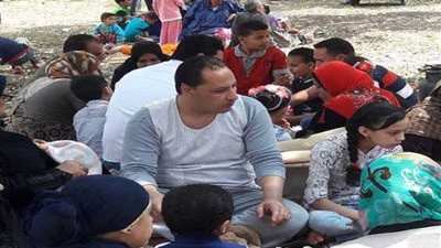 توافد المواطنين على الحدائق والمتنزهات بالمنوفية