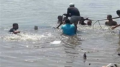 مصرع عامل وزوجته ونجله غرقا بنهر النيل في قنا