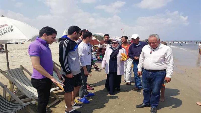 رئيس مدينة جمصة تستقبل