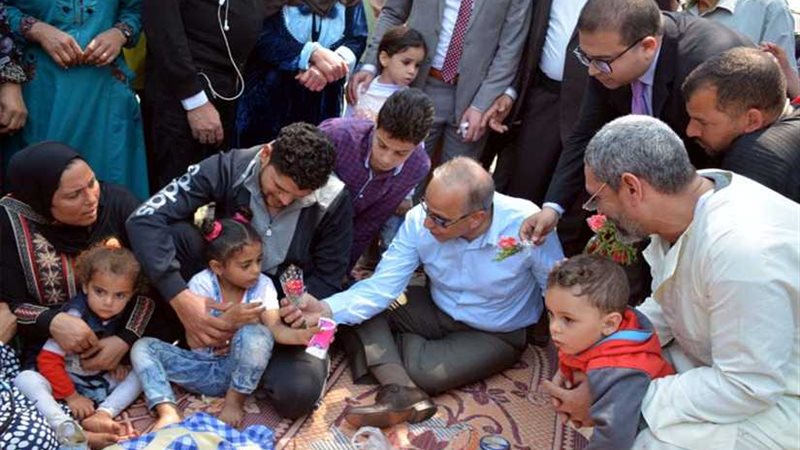 محافظ القليوبية يحتفل