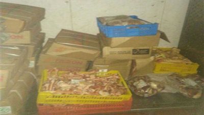 ضبط مواد غذائية مجهولة بقصر العيني.. صور