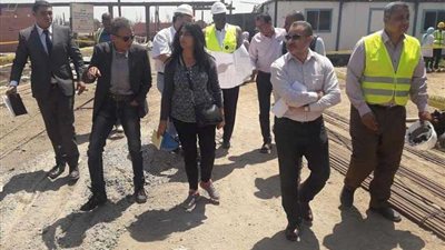 وفد البنك الدولي بالمنوفية لمتابعة أعمال الصرف الصحي