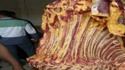 ضبط لحوم فاسدة وتحرير ٦ محاضر ذبح خارج المجازر