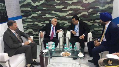 العصار يشارك فى معرض الدفاع الهندي ويدعو المشاركين لحضور معرض 