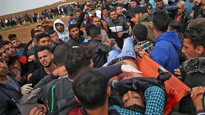 إصابة 7 فلسطينيين برصاص الاحتلال في جمعة حرق علم إسرائيل