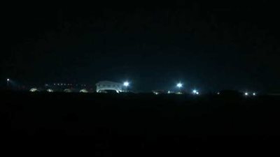 اللقطات الأولى للغارات الجوية ضد سوريا (فيديو)