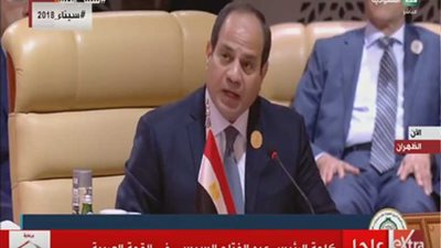 السيسي: مصير الشعب السوري ومستقبله بات رهنًا بلعبة الأمم (فيديو)