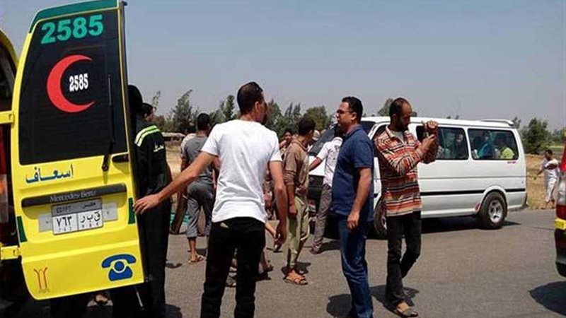 إصابة 7 طلاب في حادث