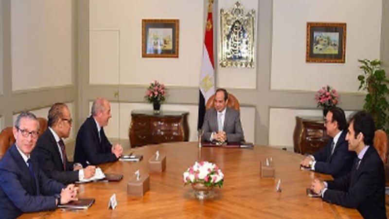 السيسي يستقبل رئيس