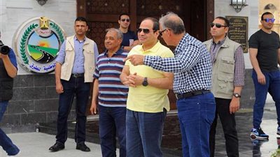 الرئيس السيسي يعرب عن سعادته بتطوير طريق القاهرة _العين السخنة