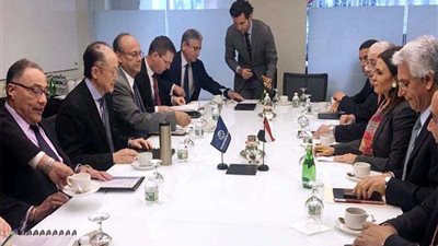 سحر نصر تبحث مع رئيس مجموعة البنك الدولي دعم 