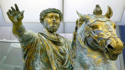 العثور على قطع أثرية للإمبراطور الروماني ماركوس أوريليوس