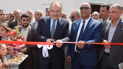 محافظ بني سويف يفتتح مشروعات خدمية بـ30 مليون جنيه بسمسطا