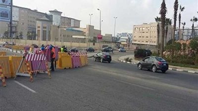 تحويلات مرورية لإنشاء جسم كوبري محور روض الفرج بـ