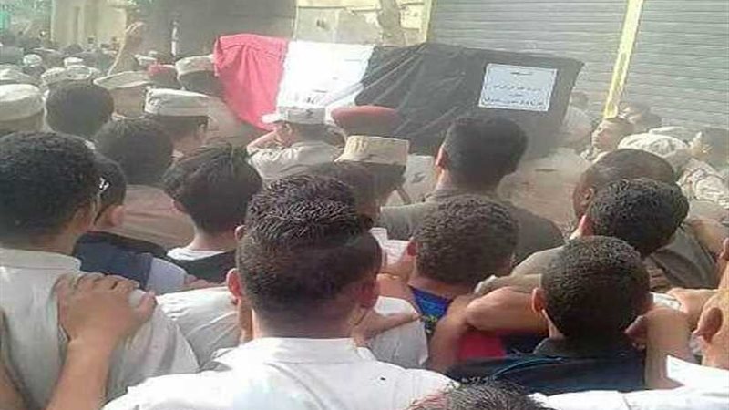 طهواي تودع شهيد سيناء