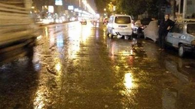 الأمطار تضرب الجيزة والقاهرة