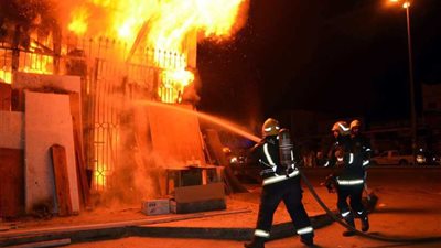 السيطرة على حريق وإنقاذ 6 أفراد من أسرة واحدة بأسوان