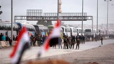 بدء عملية خروج الدفعة الثالثة من الإرهابيين من القلمون بسوريا