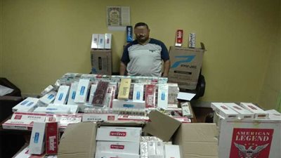 ضبط بائع متجول بحوزته 6 آلاف علبة سجائر مجهولة المصدر