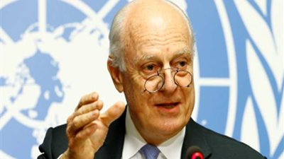 دي ميستورا: مبادرات روسيا بشأن التسوية السورية بلغت أقصى مداها