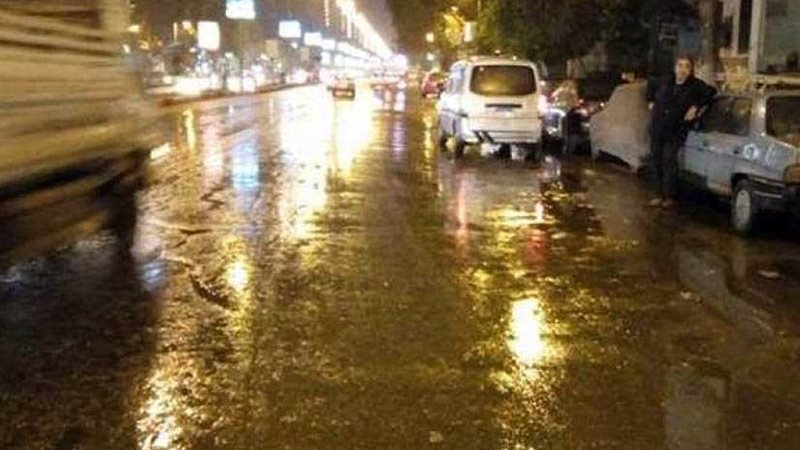 الأمطار تضرب الجيزة