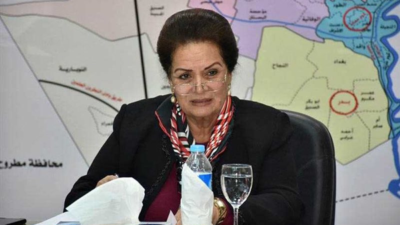 نادية عبده تهنئ الرئيس