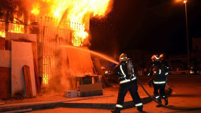 السيطرة على حريق