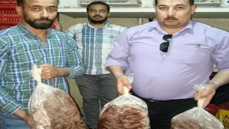 إعدام طن لحوم وألبان