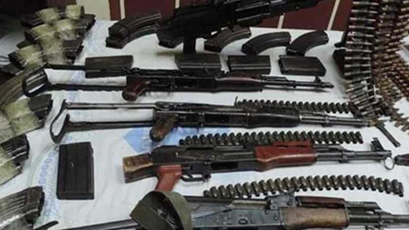 ضبط 16 قطعة سلاح
