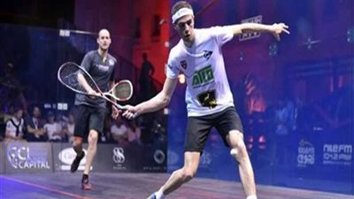 علي فرج يتأهل للمباراة النهائية لبطولة الجونة للاسكواش