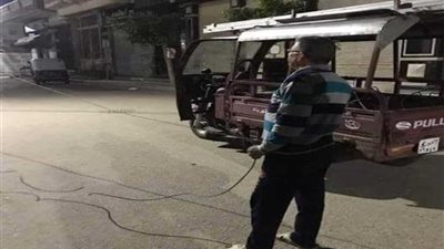 سقوط سلك كهرباء يثير ذعر المواطنين بأبو حمص.. (صور)