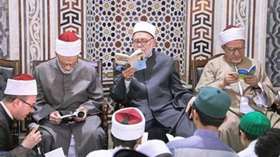 بالإقراء والإسناد.. علماء الأزهر وشيوخ الصوفية يحتفلون بذكرى المولد النبوي
