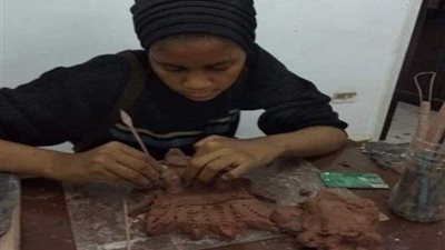 ماسكات إفريقية ببيت ثقافة 26 يوليو بالإسكندرية