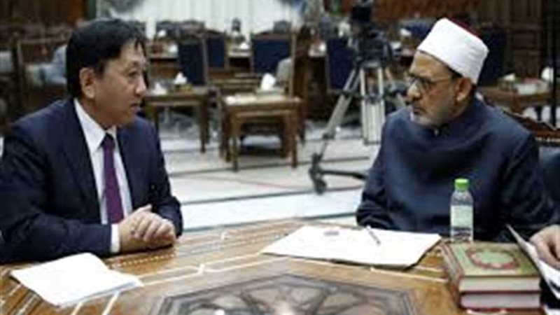 ​شيخ الأزهر يستقبل