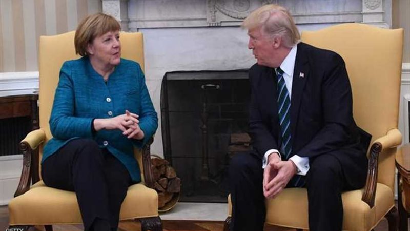 ترامب: أبحث مع ميركل