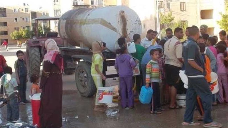قطع المياه عن مدينة